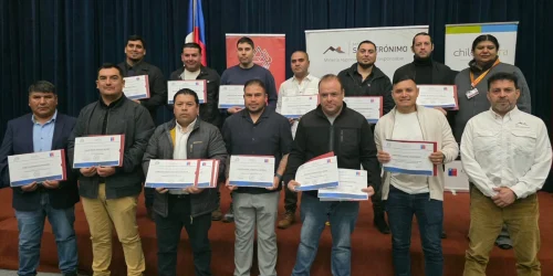 certificación de competencias laborales minería, ceremonia CMSG ChileValora Terracertif
